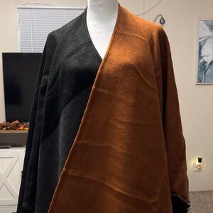 Elegant Black and Brown Women's Cape